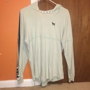 Victoria’s Secret PINK Green Hoodie Sweatshirt